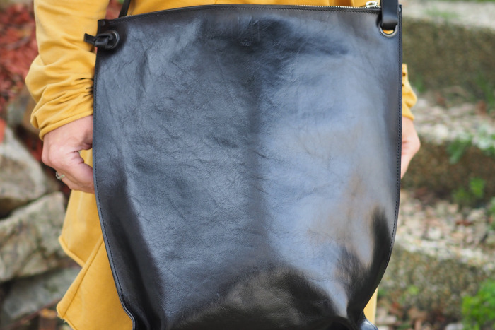 Grande kožená kabelka Maty černá